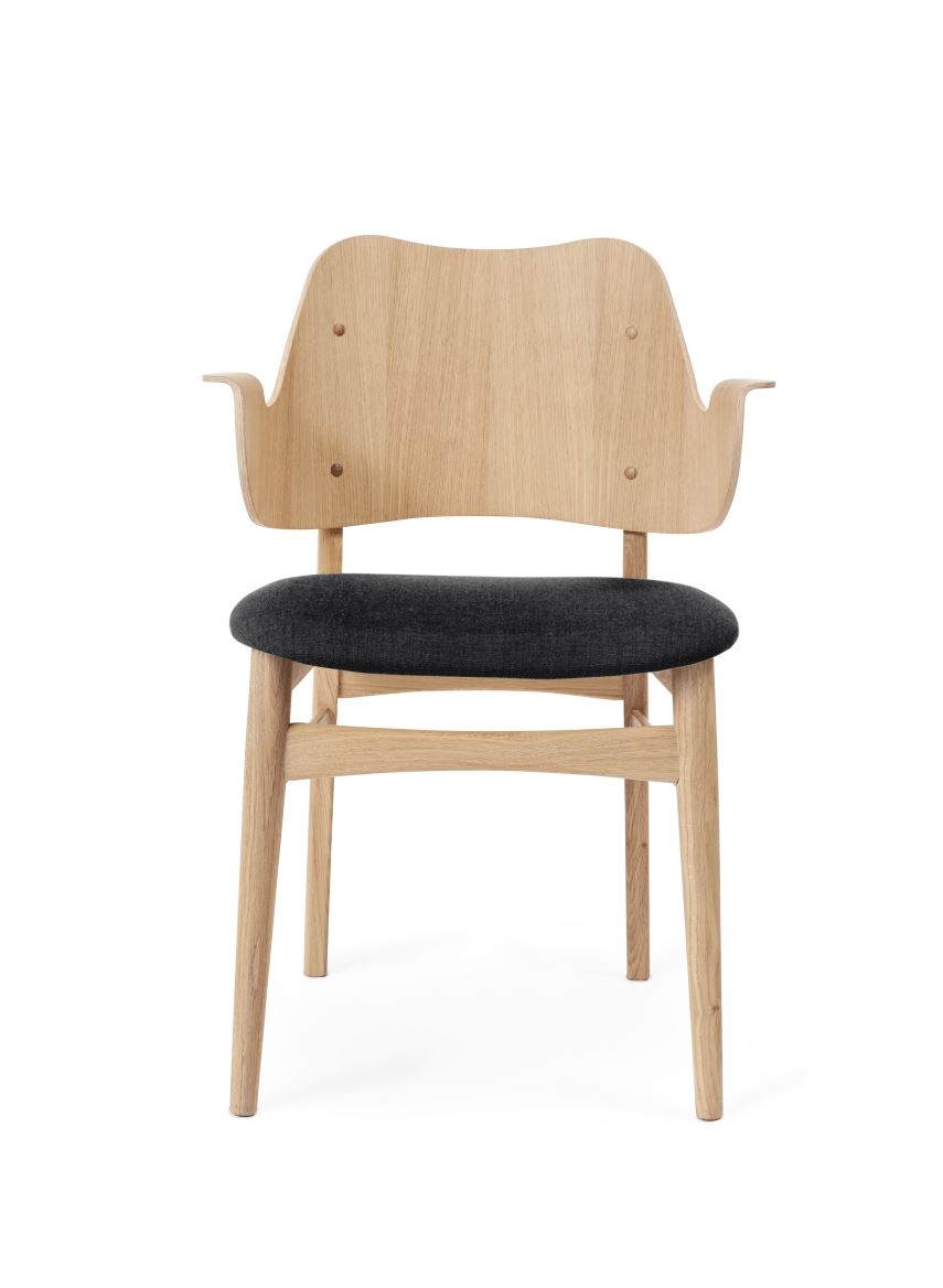 Billede af Warm Nordic Gesture Chair SH: 46 cm - Oak/Anthracite