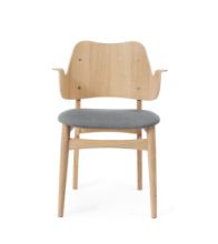 Billede af Warm Nordic Gesture Chair SH: 46 cm - Oak/Grey Melange