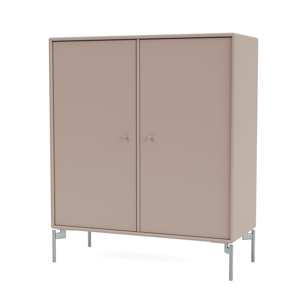 Billede af Montana Selection 1118 Cover Skab med ben 69,6x69,6x30 cm - 137 Mushroom / Chrome