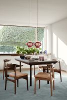 Billede af Warm Nordic Cow Horn Spisebordsstol SH: 46 cm - Walnut/Nature