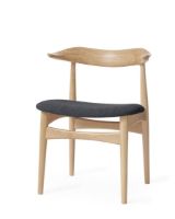 Billede af Warm Nordic Cow Horn Spisebordsstol SH: 46 cm - Oak/Anthracite 