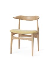 Billede af Warm Nordic Cow Horn Spisebordsstol SH: 46 cm - Oak/Vanilla