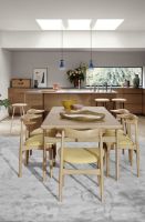 Billede af Warm Nordic Cow Horn Spisebordsstol SH: 46 cm - Oak/Vanilla