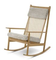 Billede af Warm Nordic Swing Rocking Chair H: 103 cm - Oak/Moonlight 