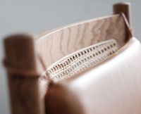 Billede af Warm Nordic Swing Rocking Chair H: 103 cm - Teak/Cognac 