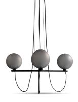 Billede af HANDVÄRK FURNITURE Globe 3 Lysekrone Ø: 83 cm - Sort