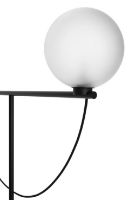 Billede af HANDVÄRK FURNITURE Globe Gulvlampe H: 175 cm - Sort 
