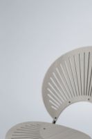 Billede af Fredericia Furniture 3398 Trinidad Stol SH: 45,5 cm - Lakeret Eg/Krom