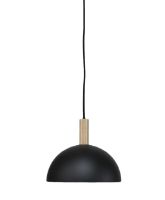 Billede af HANDVÄRK FURNITURE Studio Pendant Ø: 25 cm - Sort/Messing