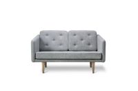 Billede af Fredericia Furniture 2002 No. 1 2 Pers. Sofa L: 143 cm - Bardal 110/Sæbebehandlet Eg