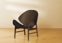 Billede af Warm Nordic The Orange Lounge Chair SH: 38 cm - Smoked/Black 