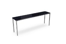 Billede af SOVET Slim 4 Legs Console L: 200 cm - Chrome/Ceramics Polished Marquinia