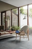 Billede af Warm Nordic The Orange Lounge Chair SH: 38 cm - Oak/Cognac