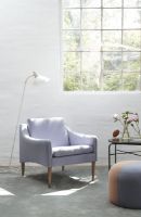 Billede af Warm Nordic Mr. Olsen Lounge Chair SH: 46 cm - Smoked Oak/Camel