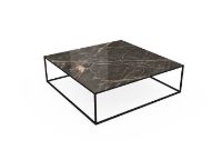 Billede af SOVET Quadro Sofabord  120x120 cm - Black/Ceramics Ombra di Caravaggio
