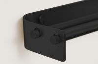 Billede af Form & Refine Arc Towel Bar Double L: 62 cm - Black Steel OUTLET