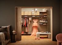 Billede af String Furniture Cabinet W. Flip Doors 78x42 cm - Beige