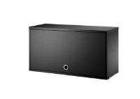 Billede af String Furniture Cabinet W. Flip Doors 78x42 cm - Sort

