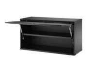 Billede af String Furniture Cabinet W. Flip Doors 78x42 cm - Sort

