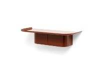 Billede af HAY Korpus Shelf 4 Hooks M 60x25x14 cm - Brick Red 