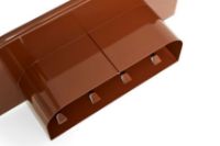 Billede af HAY Korpus Shelf 4 Hooks M 60x25x14 cm - Brick Red 