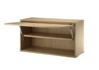 Billede af String Furniture Cabinet W. Flip Doors 78x42 cm - Eg