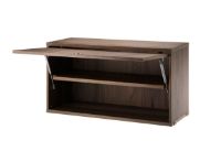 Billede af String Furniture Cabinet W. Flip Doors 78x42 cm - Valnød