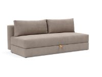 Billede af Innovation Living Osvald Sovesofa L: 200 cm - Mat Sort/Cordufine Beige