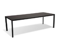 Billede af Mindo 101 Dining Table 222x90 cm - Dark Grey/Black Opium