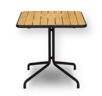 Billede af Mindo 101 Café Table 74,7x74,7 cm - Dark Grey/Teak