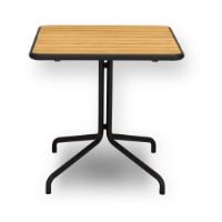 Billede af Mindo 101 Café Table 74,7x74,7 cm - Dark Grey/Teak