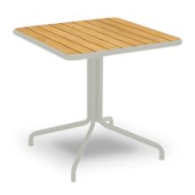 Billede af Mindo 101 Café Table 74,7x74,7 cm - Light Grey/Teak
