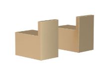 Billede af FROST QUADRA Krog 8L Sæt m. 2 stk - Børstet Guld
 