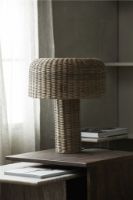 Billede af Nordal ATUM bordlampe - H:50  cm - Fletrør