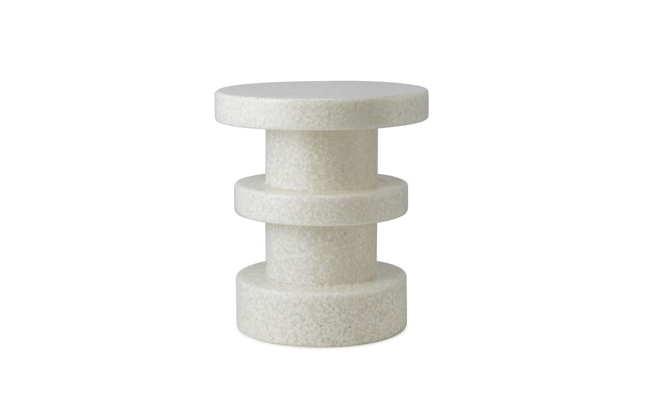 Billede af Normann Copenhagen Bit Stool Stack H: 42 cm - White/White 