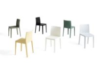 Billede af HAY Élémentaire Chair SH: 45,5 cm 2 stk. - Light Yellow