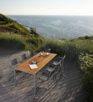 Billede af HOUE ReCLIPS Havestol B: 61 cm - Blå / Aluminium