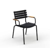 Billede af HOUE ReCLIPS Havestol B: 61 cm - Sort / Bambus