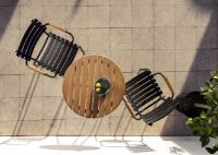 Billede af HOUE ReCLIPS Havestol B: 61 cm - Sort / Bambus