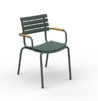 Billede af HOUE ReCLIPS Havestol B: 61 cm - Grøn / Bambus