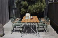 Billede af HOUE ReCLIPS Havestol B: 61 cm - Grøn / Bambus