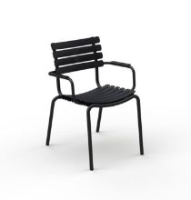 Billede af HOUE ReCLIPS Havestol B: 61 cm - Sort / Aluminium