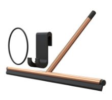 Billede af FROST NOVA2 Bruseskraber m. holder B: 34cm - Børstet Kobber 