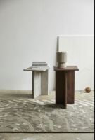 Billede af Nordal GLINA high tables H:58 cm - wood/marble