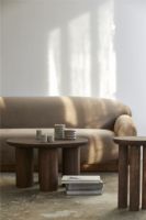 Billede af Nordal HELIN Coffee Table Dark Brown Ø:70 cm - Mango Wood OUTLET