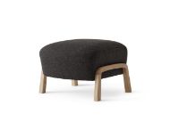 Billede af &Tradition Wulff Pouf ATD3 SH: 39 cm - Hallingdal 376/Walnut