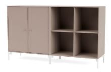 Billede af Montana Selection Pair Skænk med ben 139,2x69,6x38 cm - 137 Mushroom / Snow