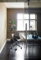 Billede af HOUE FALK Stol Sort H: 83 - 5-stjernet drejefod/Beige