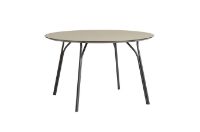 Billede af Woud Tree Dining Table Ø: 120 cm - Beige / Sort