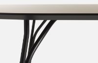 Billede af Woud Tree Dining Table Ø: 120 cm - Beige / Sort
